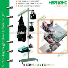 clothing hanging and shoe display systems